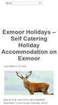 Mobile Screenshot of exmoorholidays.com